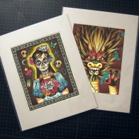 8 x 10" Print Matted Pair