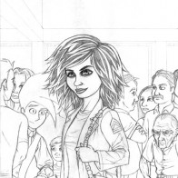 The Midnight Sun #1 cover process 2