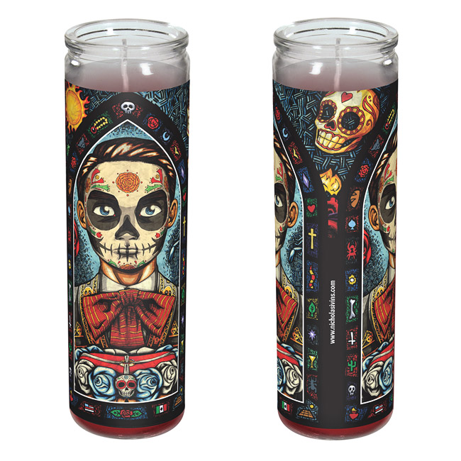 Day of the Dead Ring Bearer Boy Candle "Muerto" Nicholas Ivins