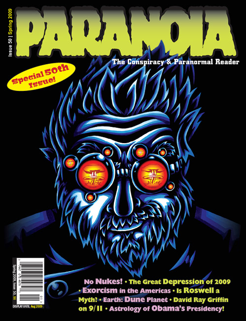 Paranoia magazine cover illustration