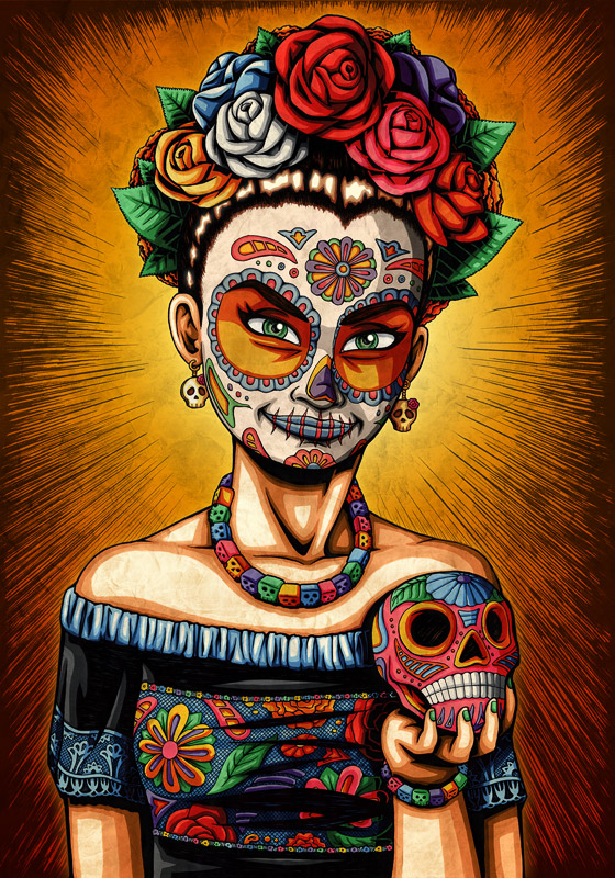 Day of the Dead art print