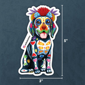 Adesivo JDM Jack Russell Terrier - Die Cut 190x70 Mm - Alta Qualità Per Auto, Laptop, Finestre